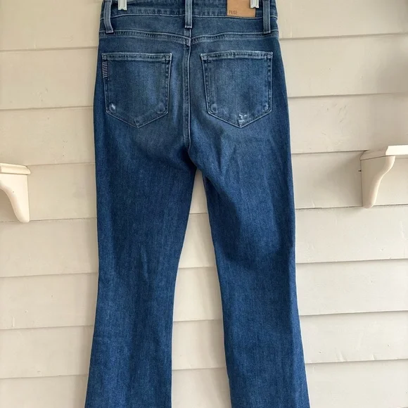 PAIGE Colette Crop Flare Jeans Size 26 - Picture 12 of 14